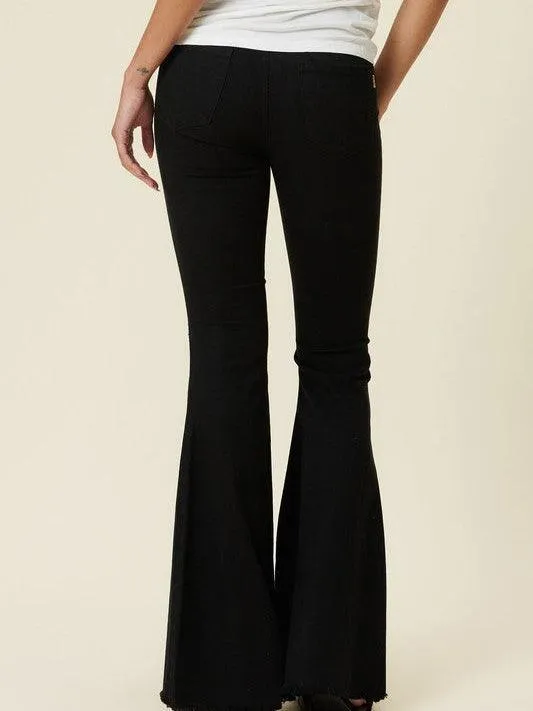 Extreme Flare Black Bell Bottom Jeans