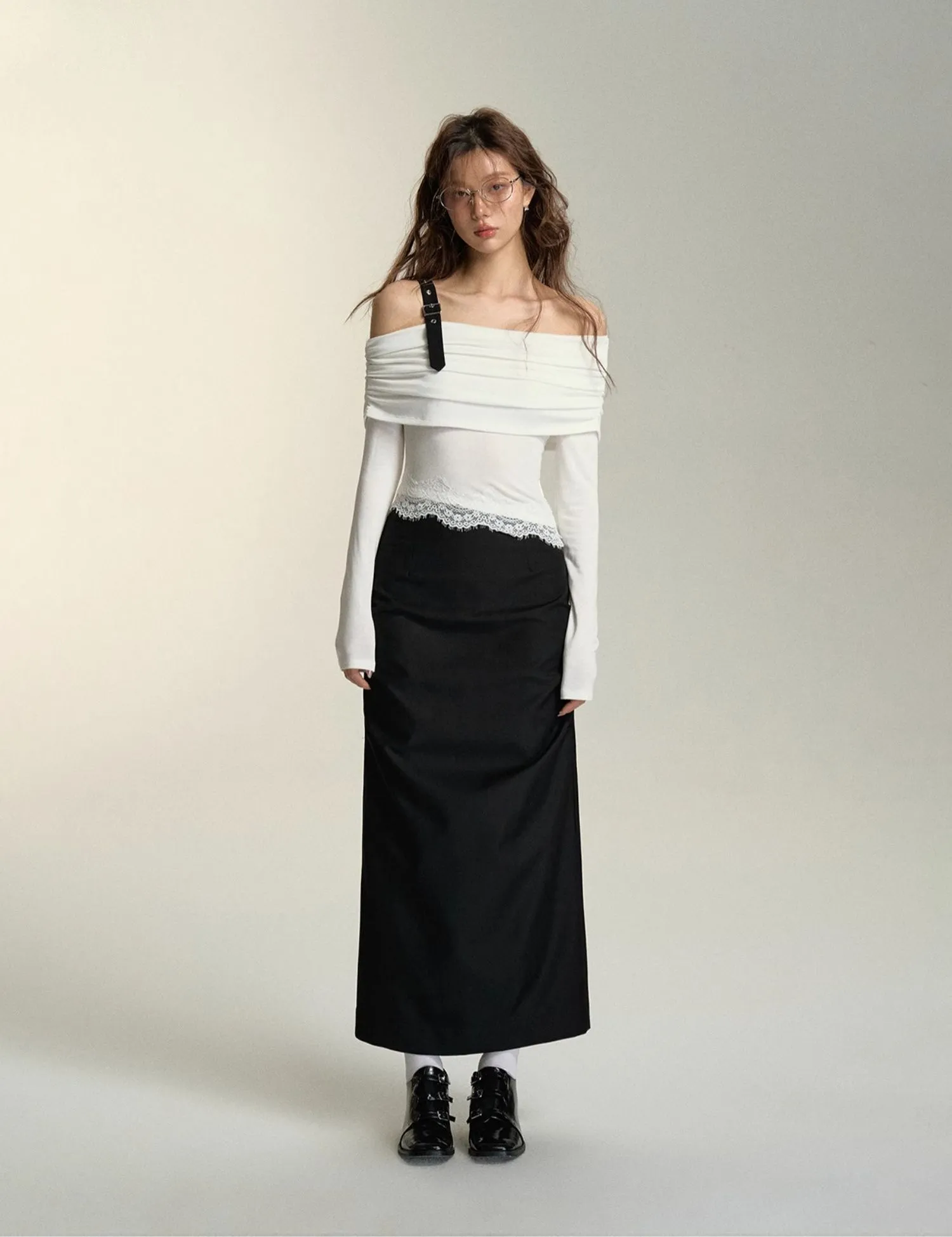 Lace Off-the-Shoulder Top