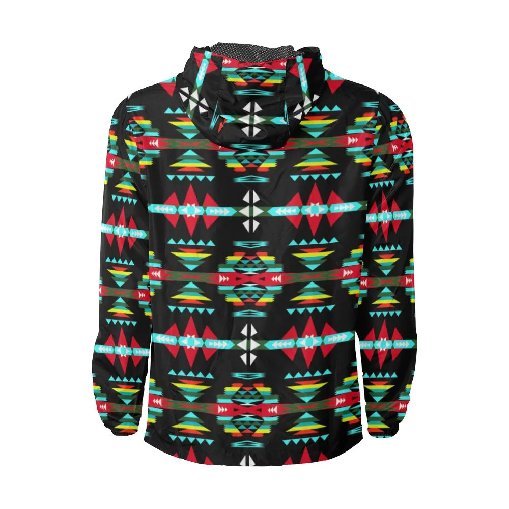 River Trail Sunset Unisex Windbreaker