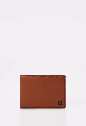 Tan Leather Slim Wallet