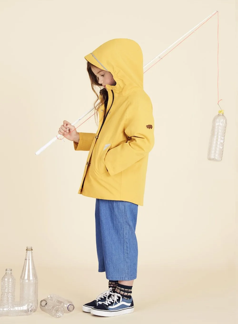 Toastie Waterproof Raincoat in Yellow