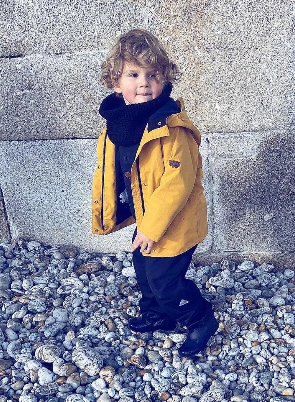 Toastie Waterproof Raincoat in Yellow