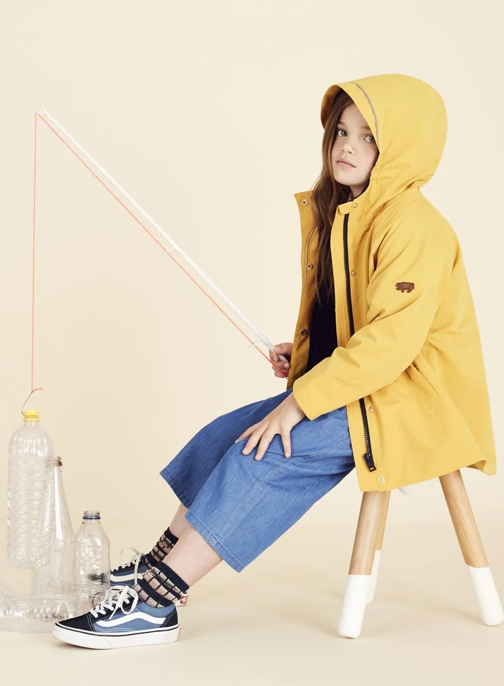Toastie Waterproof Raincoat in Yellow
